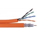 Structured Solutions RG6Q BC + Category 5e Parallel Composite Cable