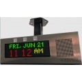 Double Sided Clock w/ Universal Mount
